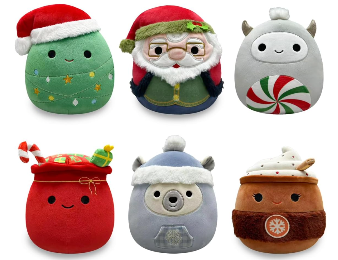 Squishmallows Original Mystery Holiday 8" Soft Toy - Mystery Plush Surprise