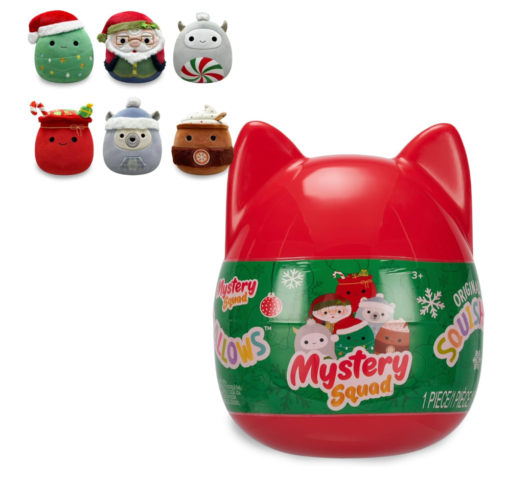 Squishmallows Original Mystery Holiday 8" Soft Toy - Mystery Plush Surprise