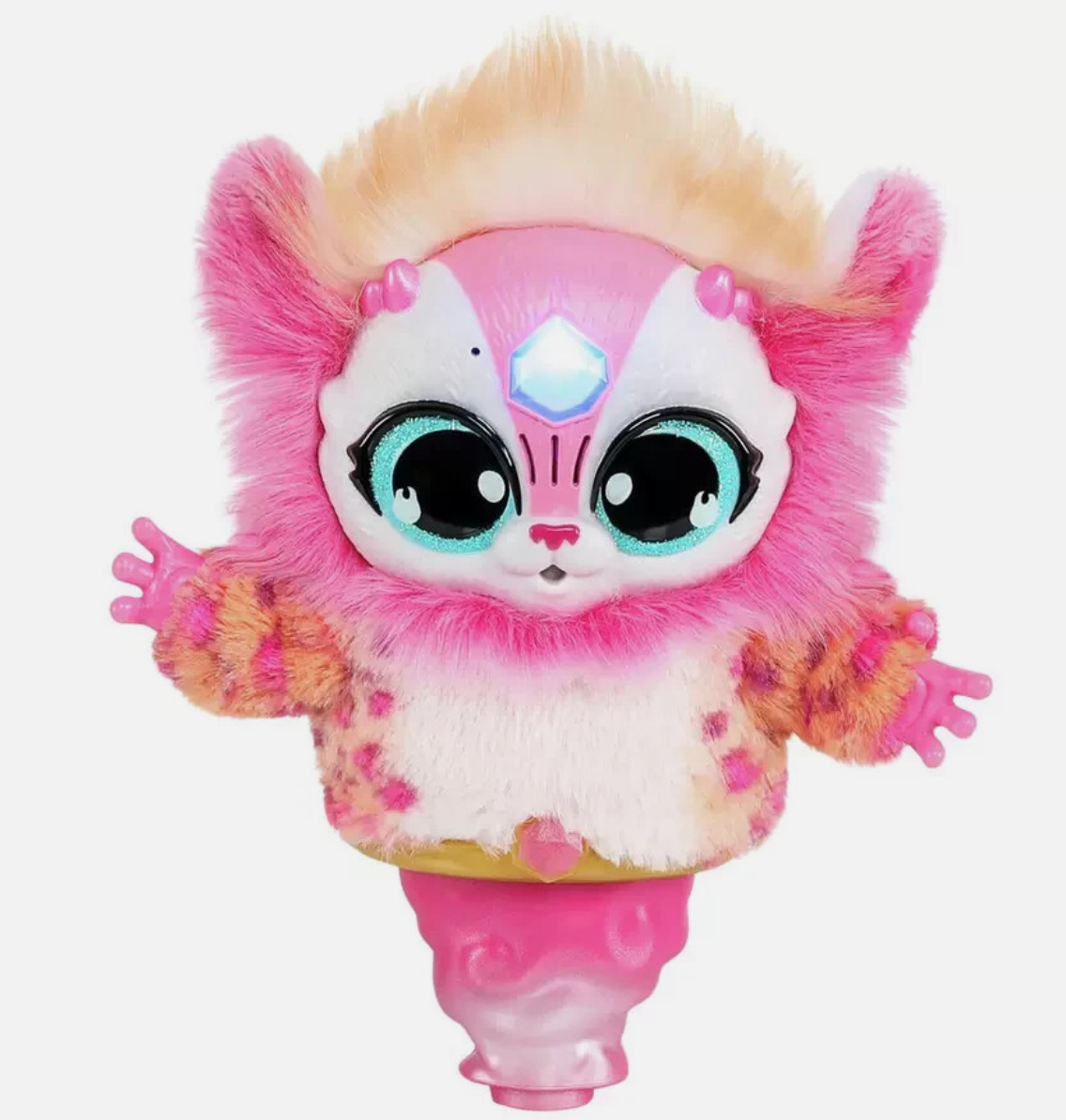 Magic Mixies Magic Genie Lamp – Pink – 8” Plush Toy with 60+ Lights & Sounds