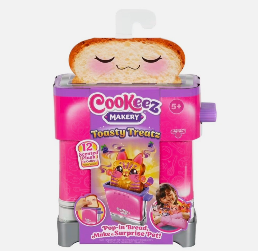 Cookeez Makery Toasty Treatz Surprise Toaster Playset