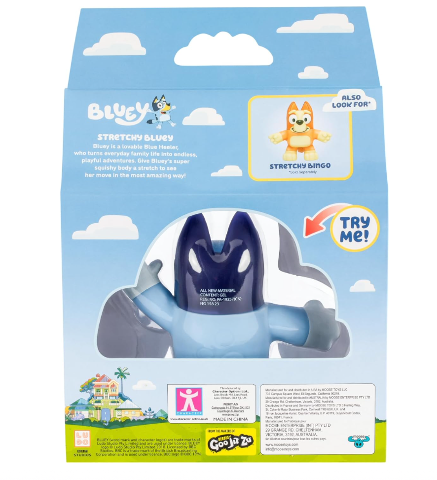 Stretchy Bluey – Super Stretchy Squishy Toy Figure