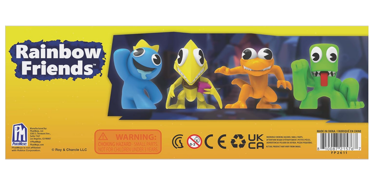 Rainbow Friends Series 2 – Neon Collectible Figure 4-Pack