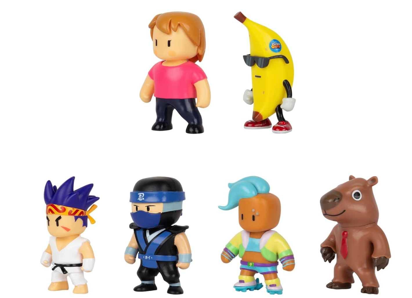 Stumble Guys 2" Collectible Minifigure 8-Pack – Series Set with Rare & Exclusive Figures