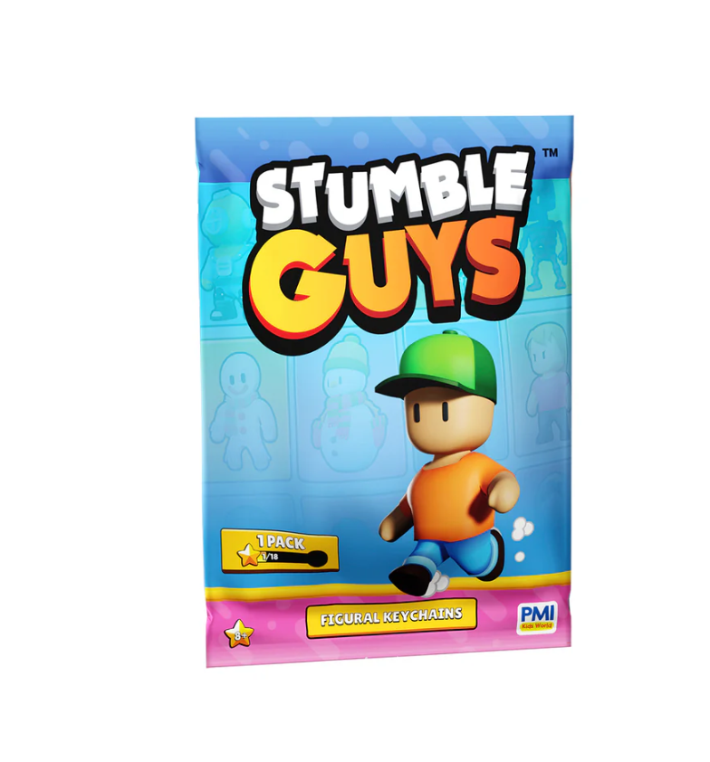 Stumble Guys 2” Collectible Figural Keychains – Mystery Blind Bag (1-Pack)