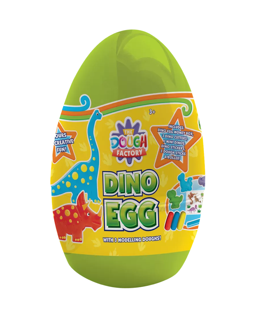 20cm Dough Kit Dino Egg Box – Dinosaur Modelling Fun for Kids