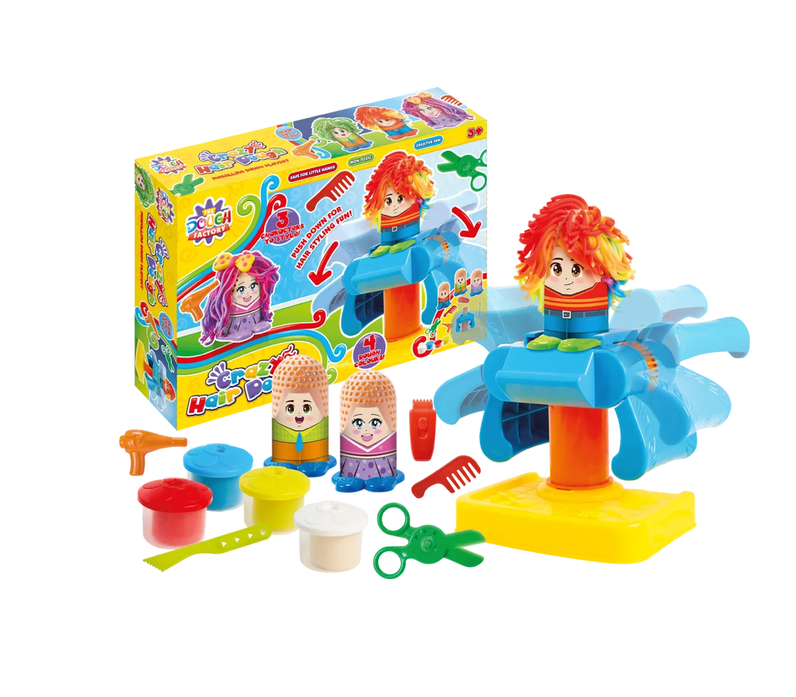 Hair Studio Modelling Dough Play Set – Creative Fun for Kids