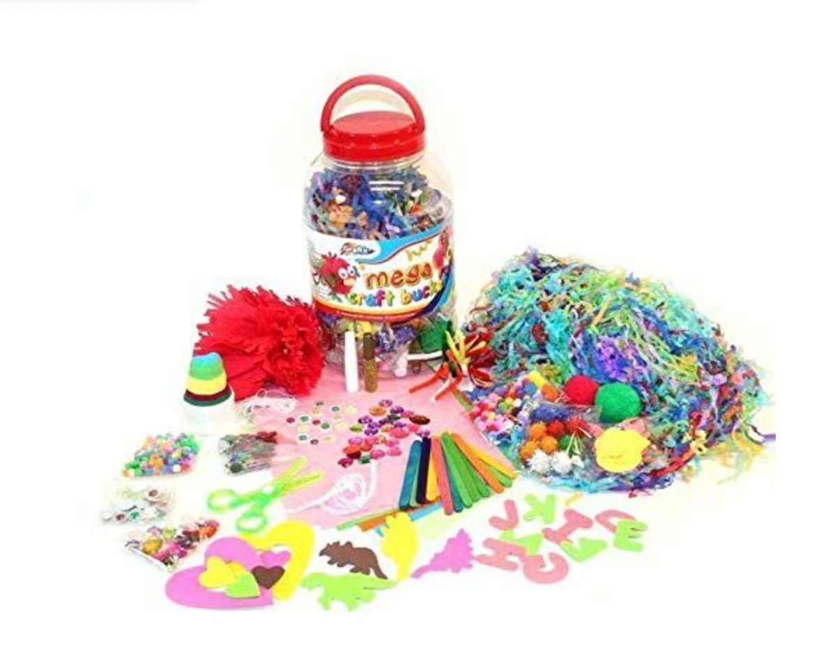 Grafix Red Mega Craft Jar – Giant Art Set for Kids