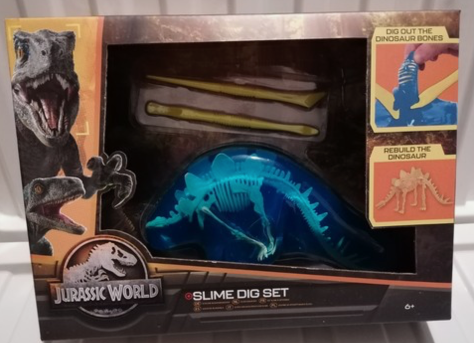 Jurassic World Dinosaur Skeleton Slime Dig Kit