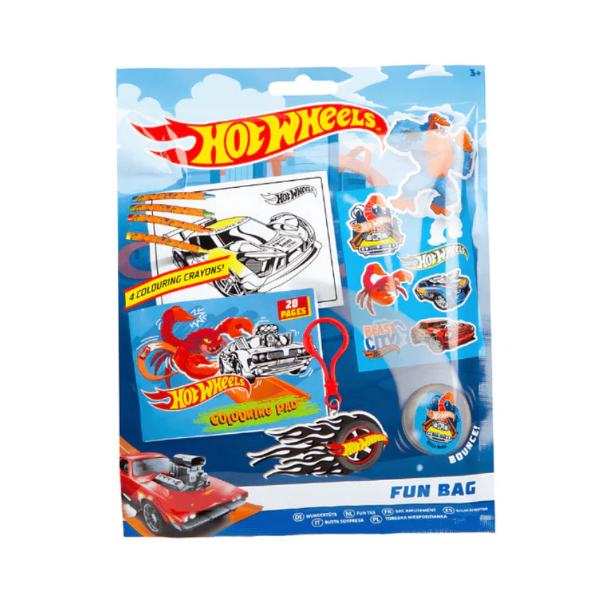 Hot Wheels Fun Bag – Action-Packed Activity Set for Young Car Fans