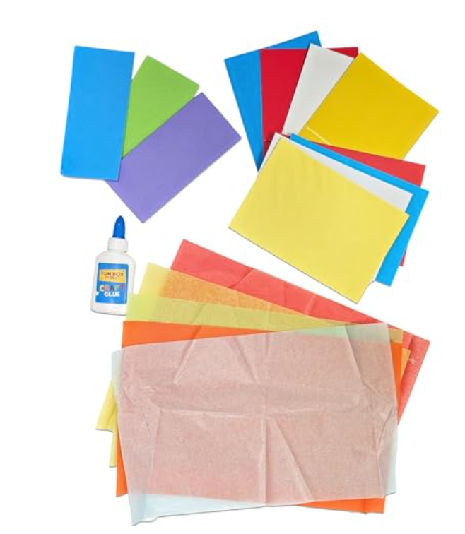 Fun Box of Craft – All-in-One Kids’ Craft Kit with Glitter Glue, Pom Poms & More!