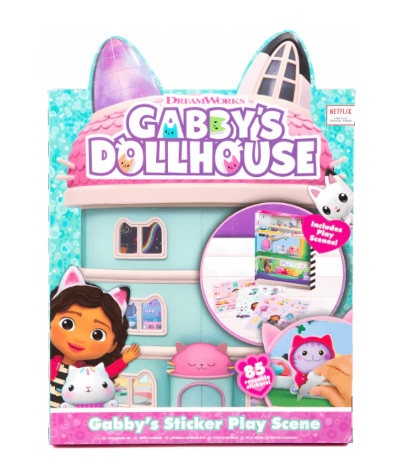 Gabby’s Dollhouse Sticker Play Scene – Create Your Own Magical Adventures!
