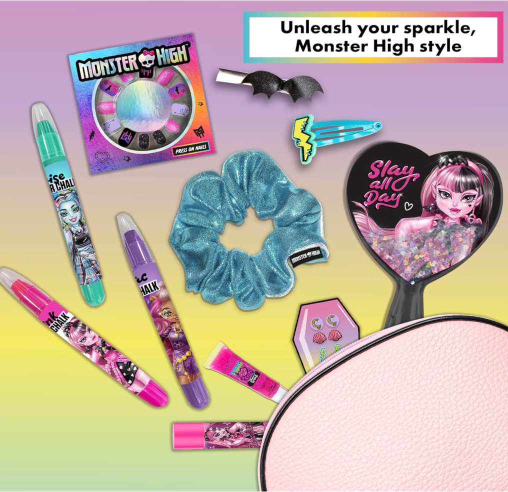 Monster High Fantastic Beauty Set – Spooktacular Glam Kit for Ghoulishly Glam Looks!