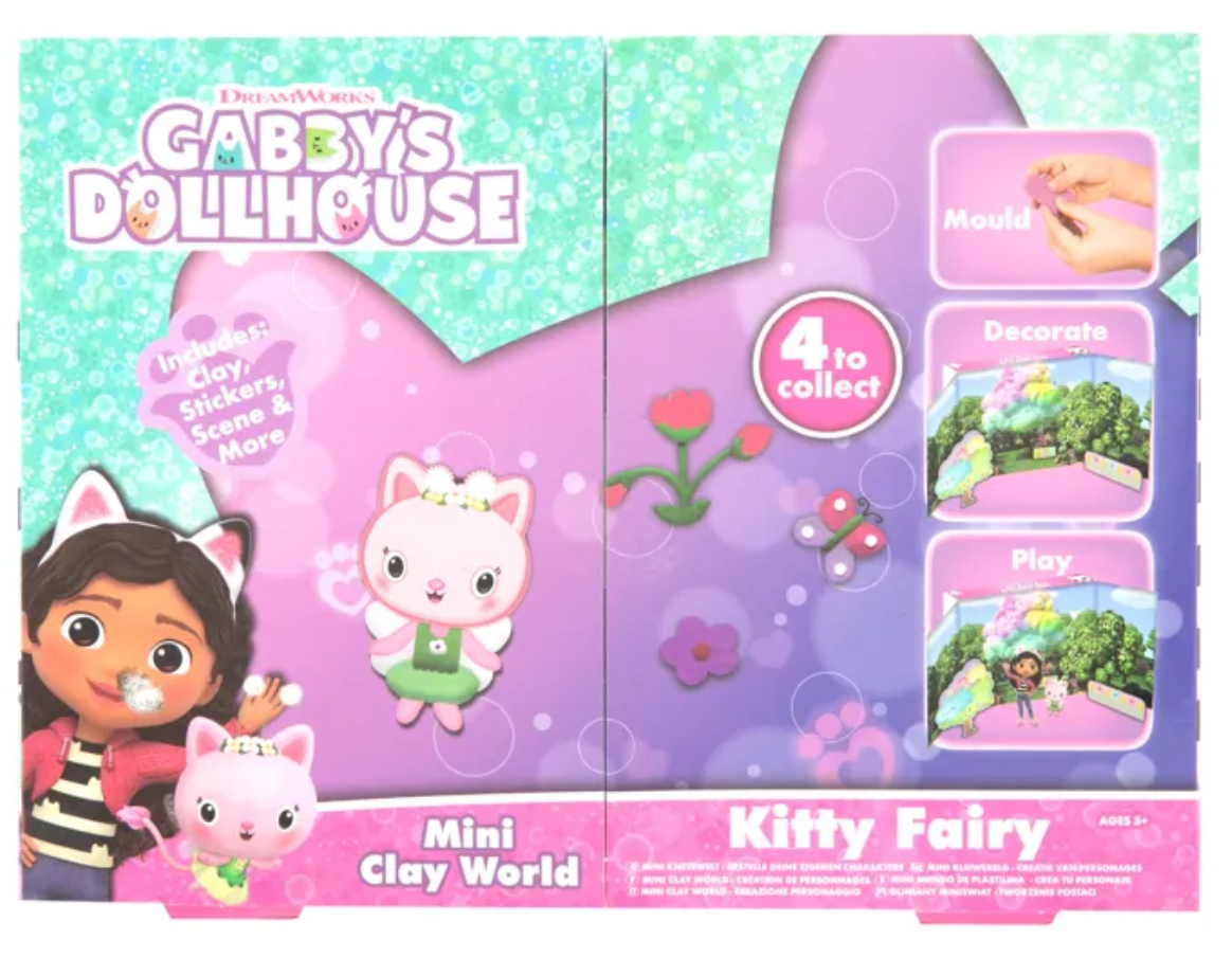 Gabby’s Dollhouse Create Your Own Character Clay Kit