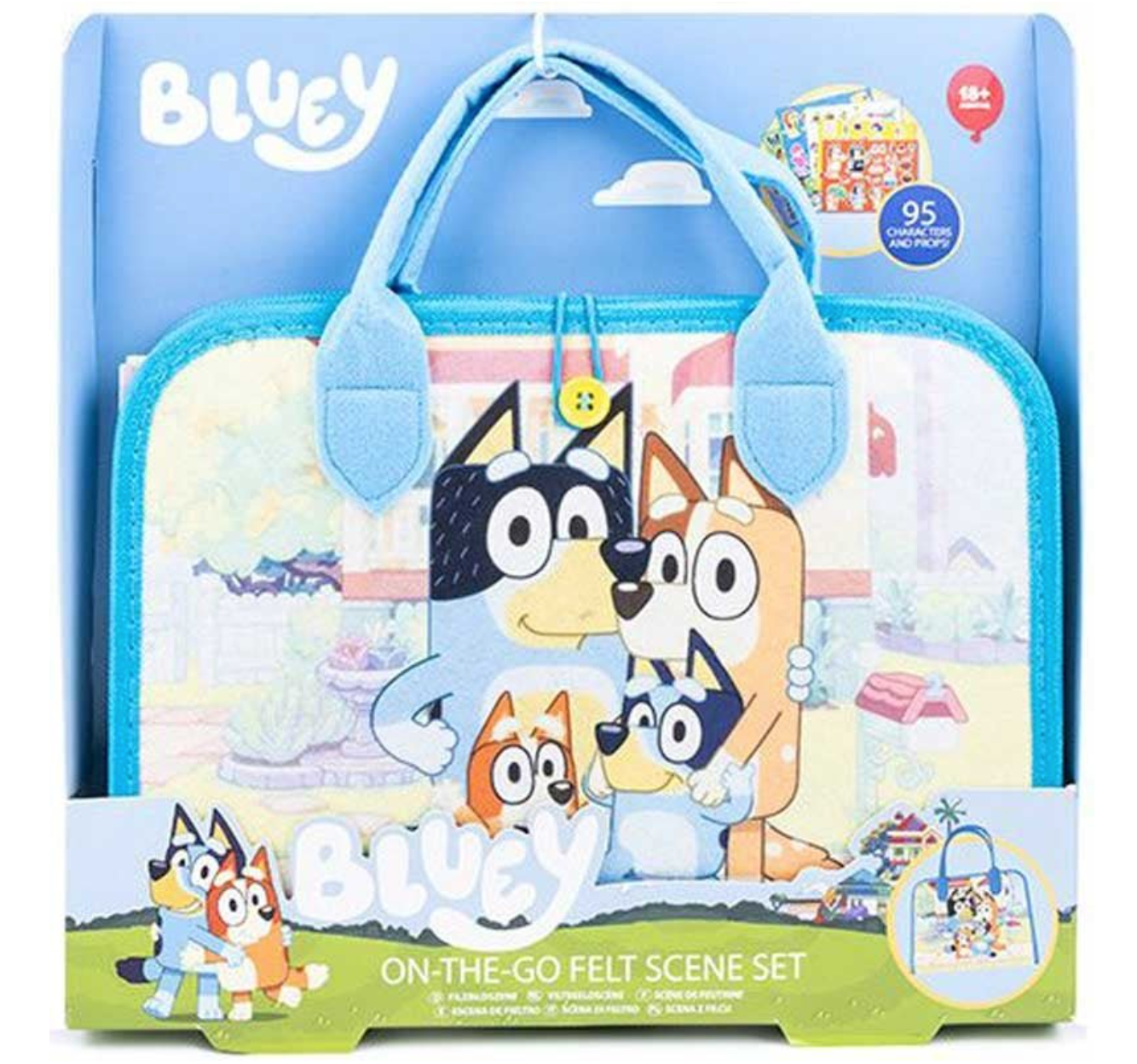 Bluey On-The-Go Felt Set – Creative Travel Fun with Bluey and Friends!