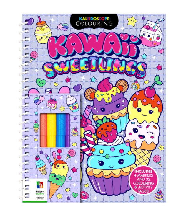 Kawaii Sweetlings Colouring Book – A Cute and Colourful Creative Adventure