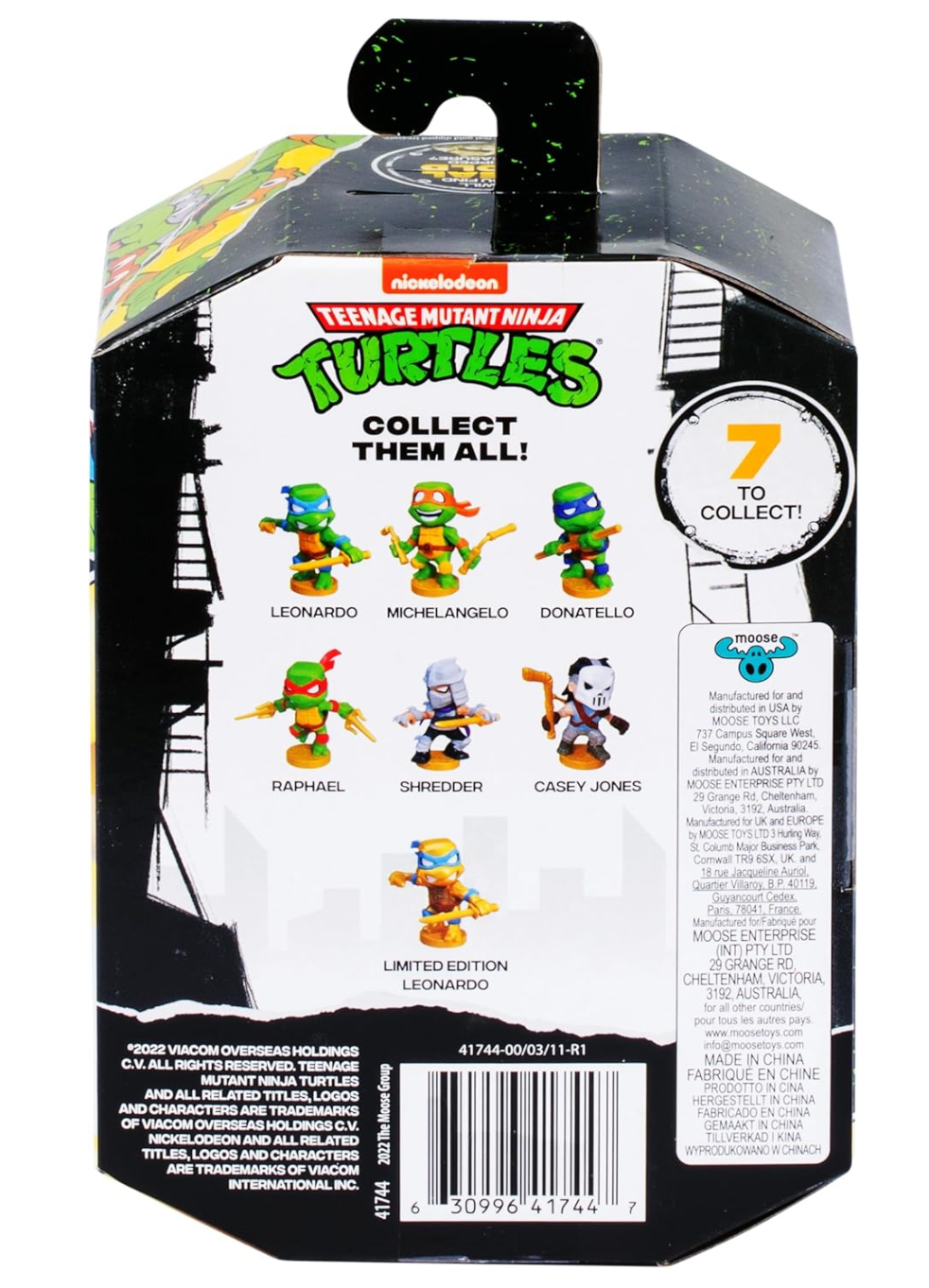 Treasure X TMNT Sewer Rescue Pack – 10‑Level Ooze Adventure, 7 Surprise TMNT Figures (Ages 5+