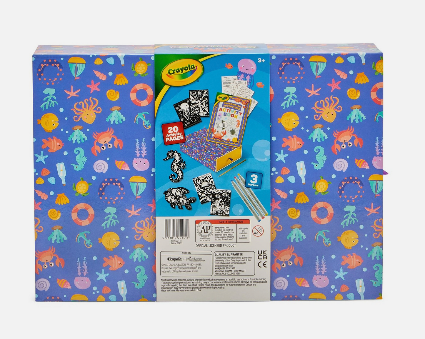 Crayola Finger Printing Activity Box – Mess-Free Creative Fun for Kids Aged 3+