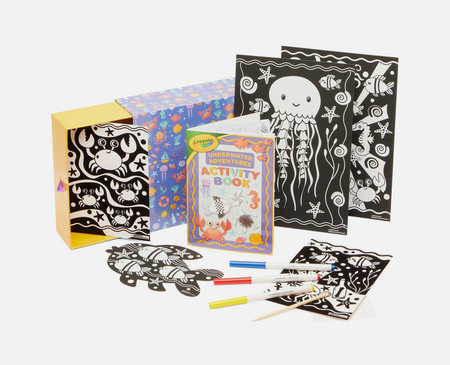 Crayola Finger Printing Activity Box – Mess-Free Creative Fun for Kids Aged 3+