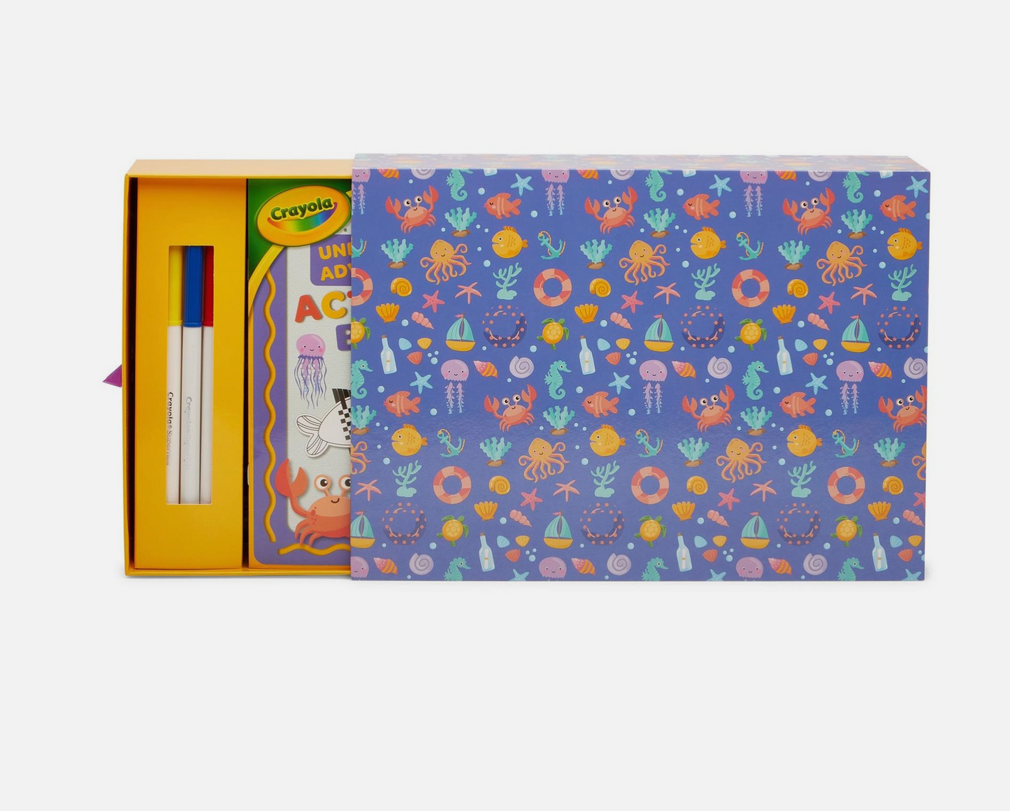 Crayola Finger Printing Activity Box – Mess-Free Creative Fun for Kids Aged 3+
