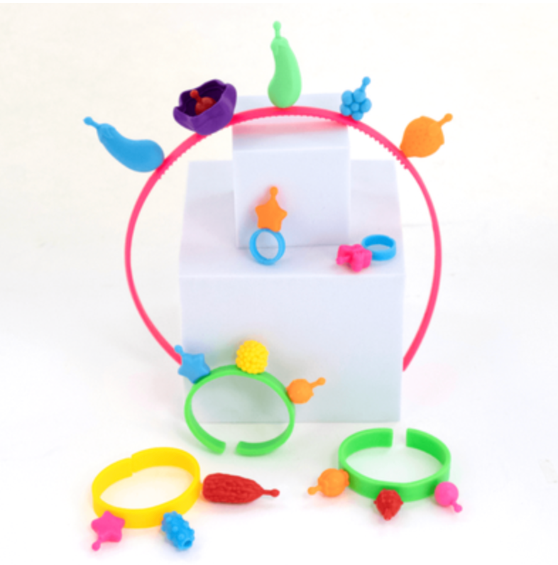 Snap Popz Jewellery – 200+ Piece DIY Accessory Set for Creative Kids (Ages 6+)
