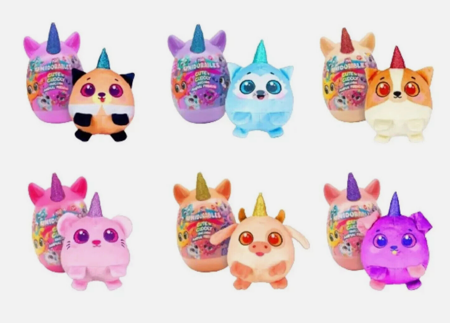 Mini Unidorables – Soft Plush Surprise Unicorn Animal Friends (Ages 3+)