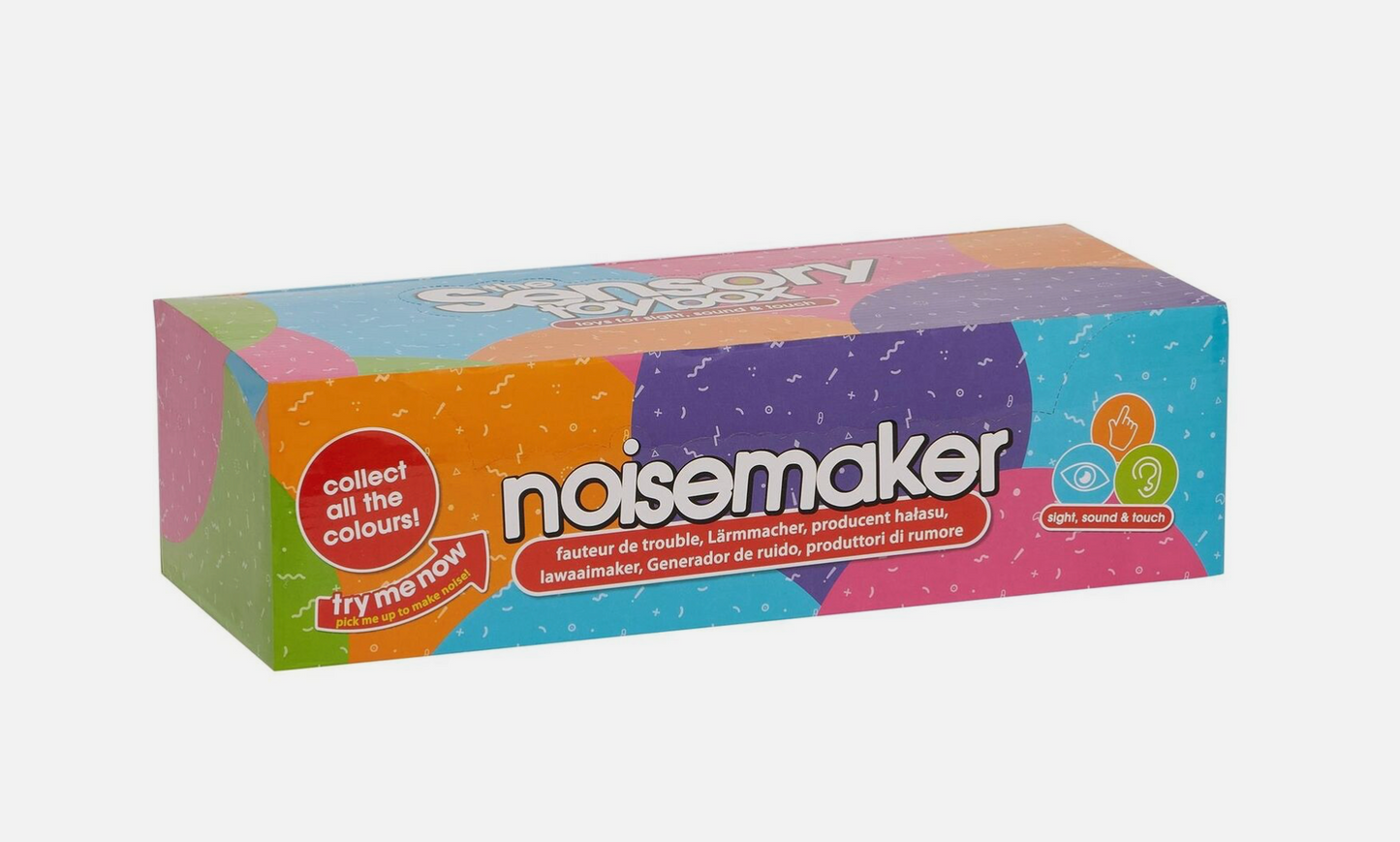 Toy Mania Noisemaker Tubes – Colourful Sensory Fidget Toy for Kids Aged 5+