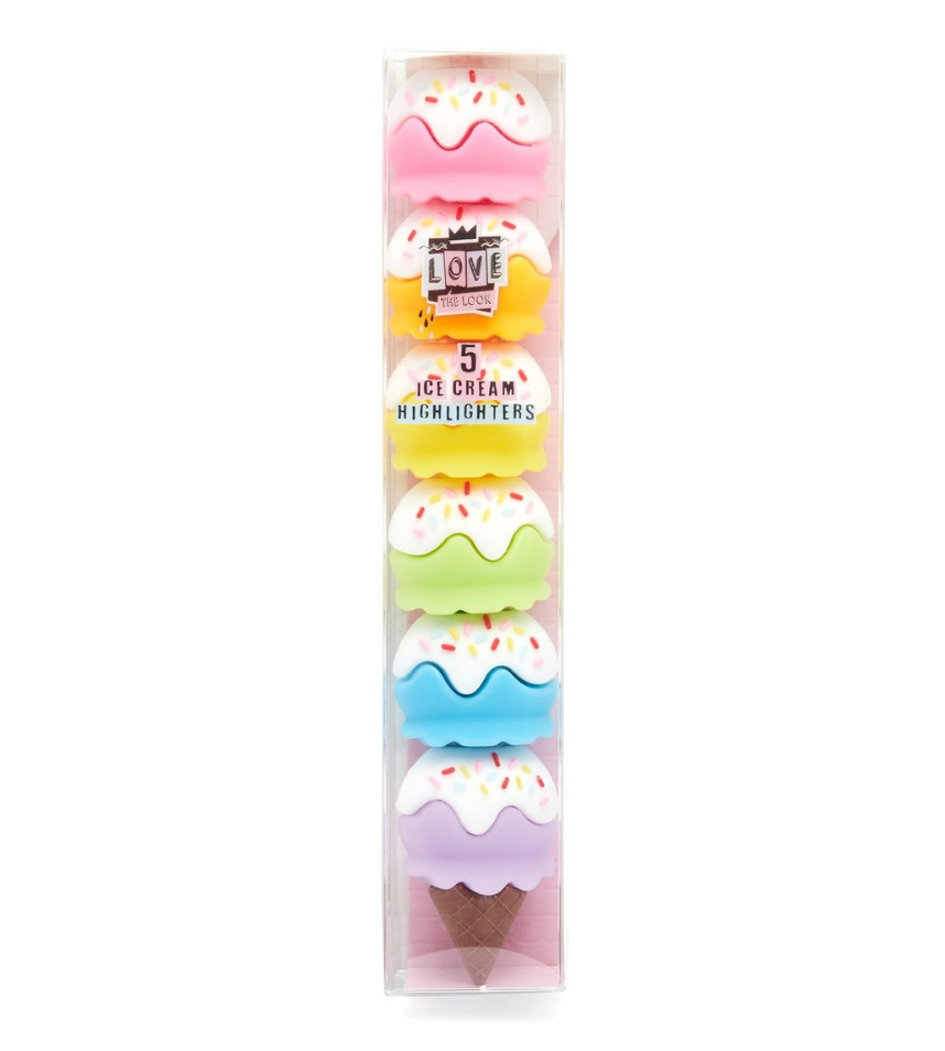 Love The Look Ice Cream Highlighter Set – Sweet, Shimmery Fun for Creative Kids (Ages 3+)