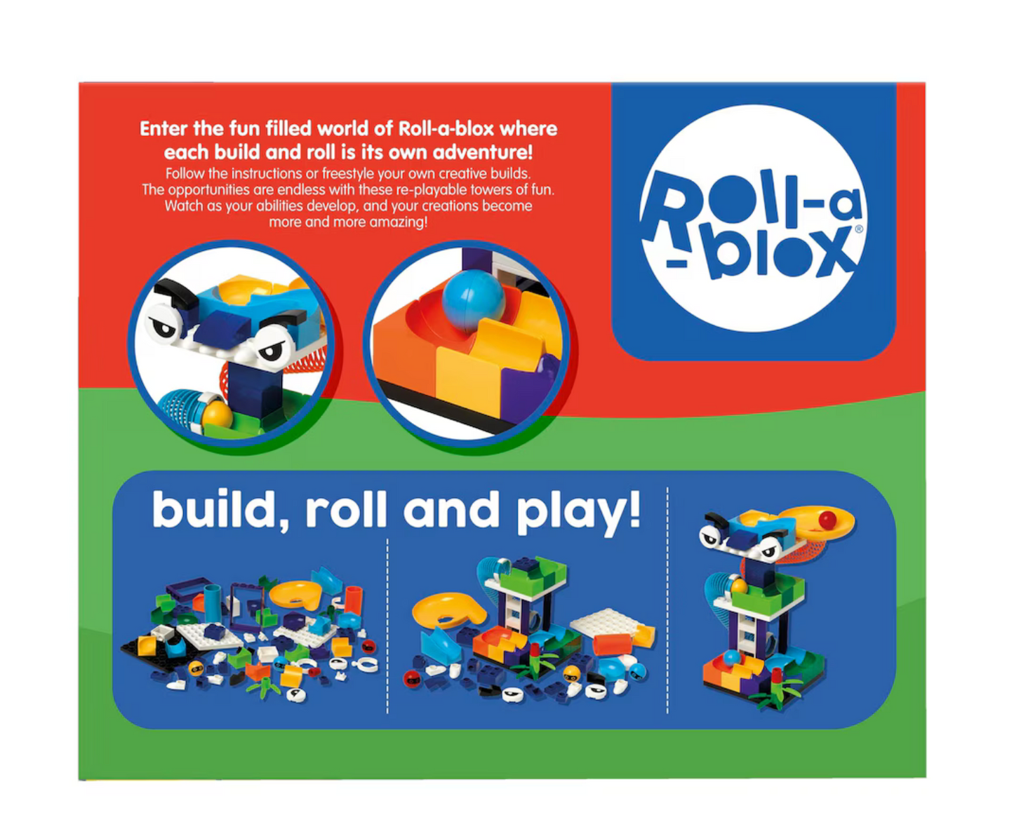 Roll-A-Blox Animal Roll Paradise – Snake Playset (Ages 4+)