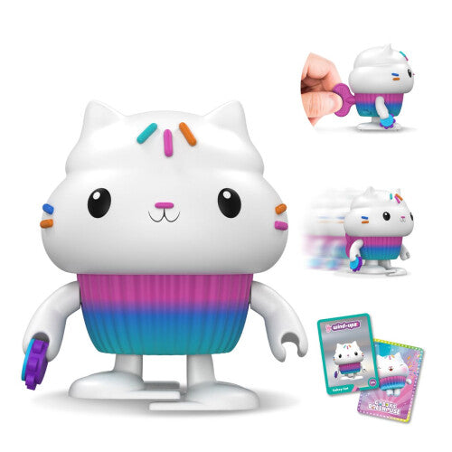 Wind-Upz Cakey Cat (with Tambourine) – Fun Collectible Wind-Up Toy for Kids