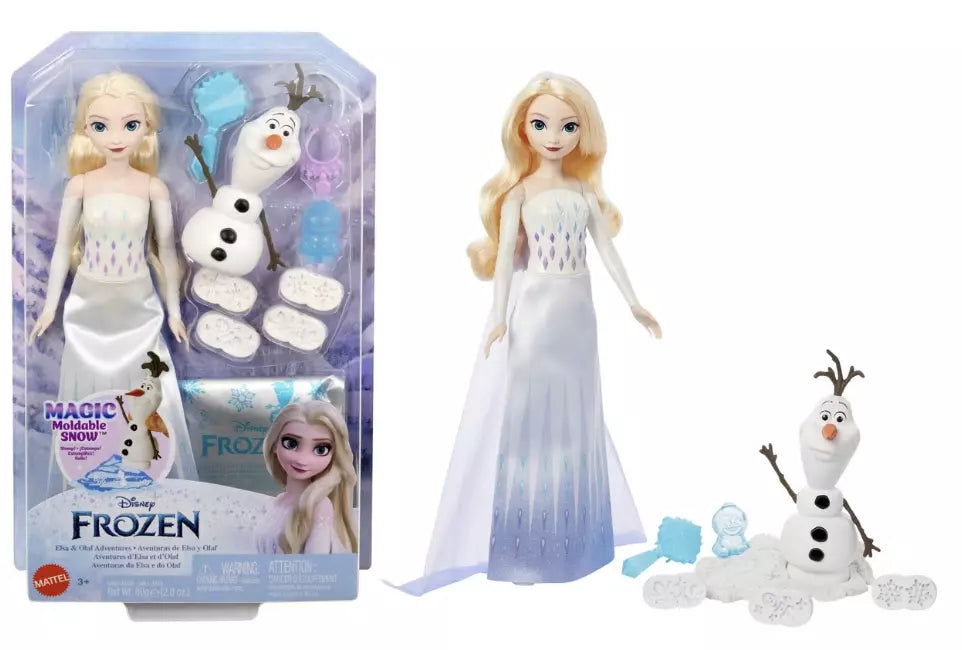 Disney Frozen Elsa and Olaf Dough Set – Creative Play Dough Kit for Kids Featuring Elsa, Olaf & Accessories | Ages 3+