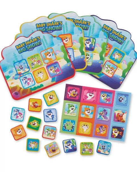Baby Shark Bingo Game – Fun Matching Game for Toddlers & Preschoolers (Ages 18 Months+)