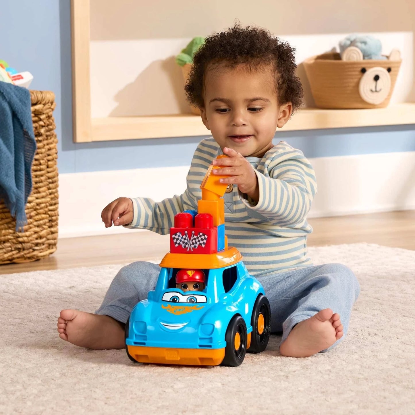 Mega Bloks Lil Vehicles – Rolling Block Buddy Playset