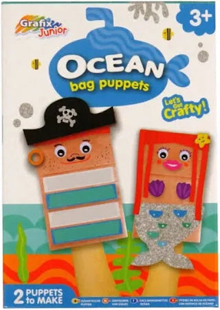 Make a Splash with the Grafix Junior Craft Box Kits – Ocean Bag Puppets!