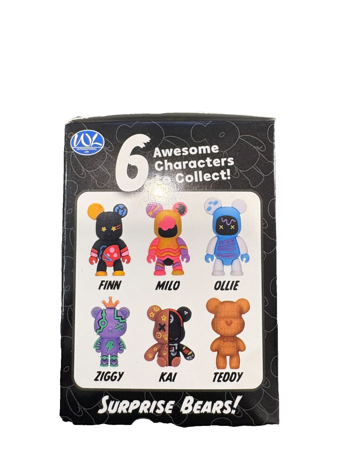 8cm Street Bears Blind Box | 6 Assorted Collectible Figures | Surprise Toy Miniatures for Kids & Collectors