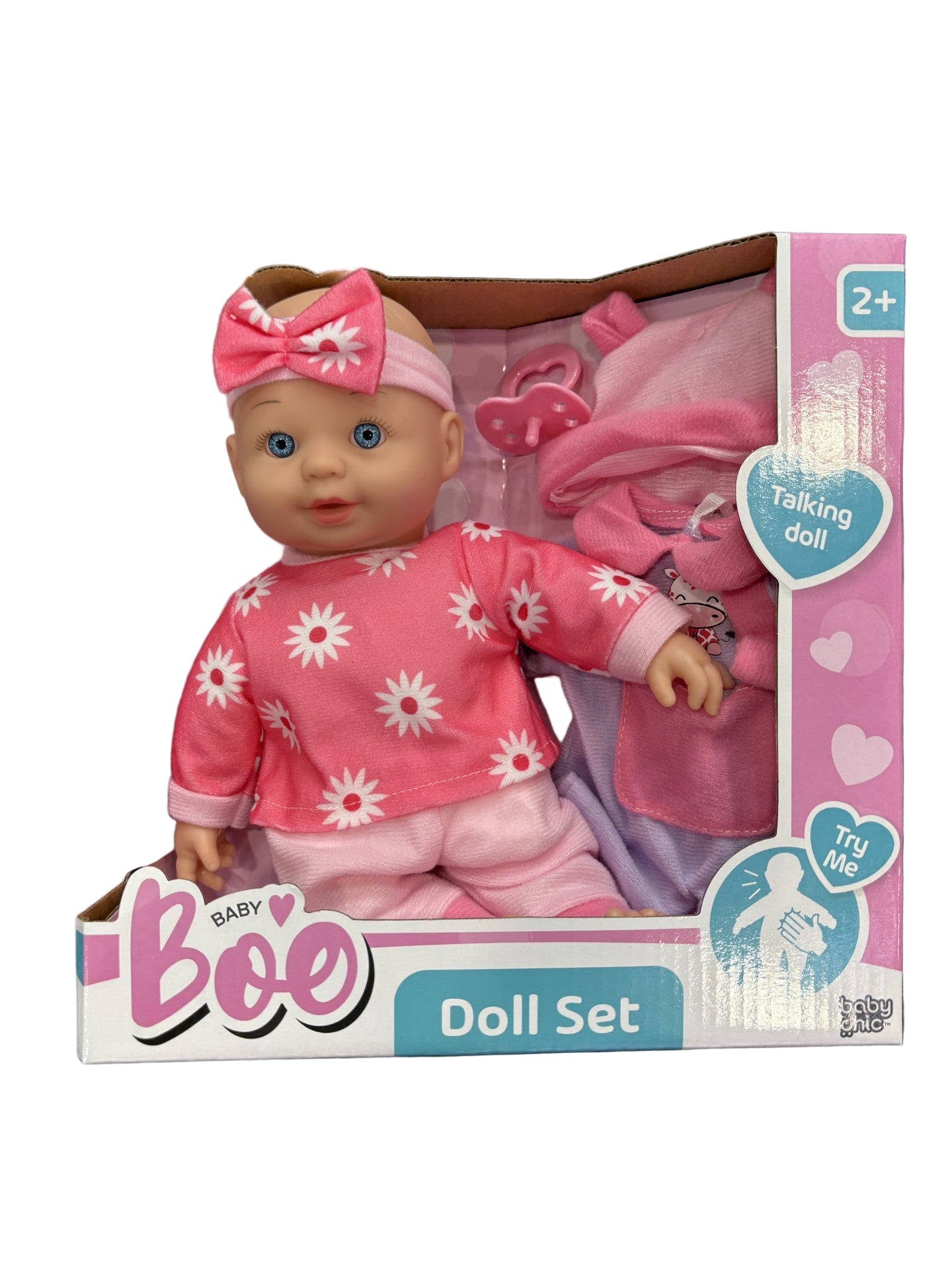 Baby Boo Talking Doll Set – Interactive Doll with Accessories for Kids