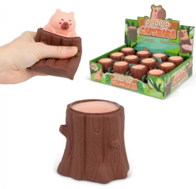POP UP SQUEEZY CAPYBARA – Interactive Squeeze Toy for Fun & Skill-Building Play