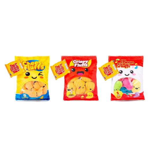 Plush Snacks – 3 Assorted Super Soft Food-Themed Cuddly Toys