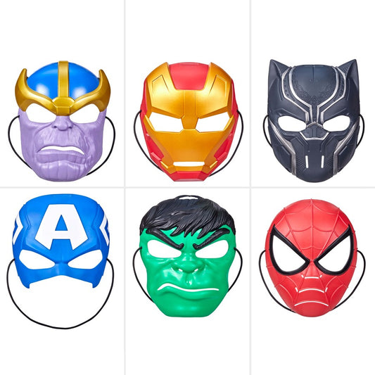 Avengers Hero Mask Assortment | Marvel Superhero Dress-Up Masks for Kids | Roleplay Toys for Ages 5+