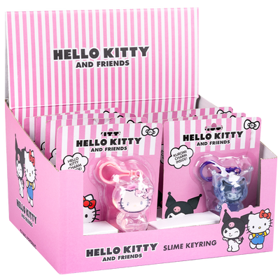 Hello Kitty Mini Slime with Keyring – 2 Assorted Designs | Cute, Collectible & Fun On-the-Go Toy