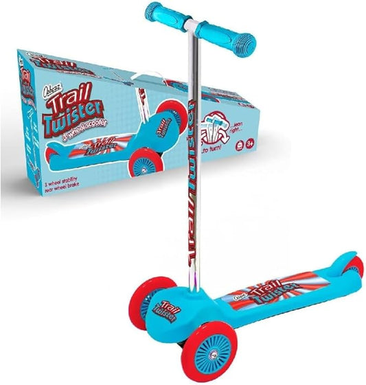 TRAIL TWIST SCOOTER BLUE – 3-Wheel Stability, Vibrant Design & Smooth Ride for Kids 3+