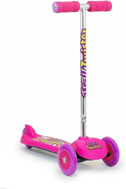TRAIL TWIST SCOOTER PINK – 3-Wheel Stability, Vibrant Design & Smooth Ride for Kids 3+
