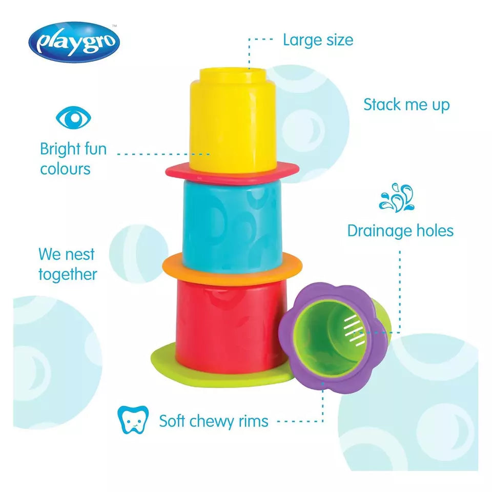 Playgro Chewy Stack & Nest Cups