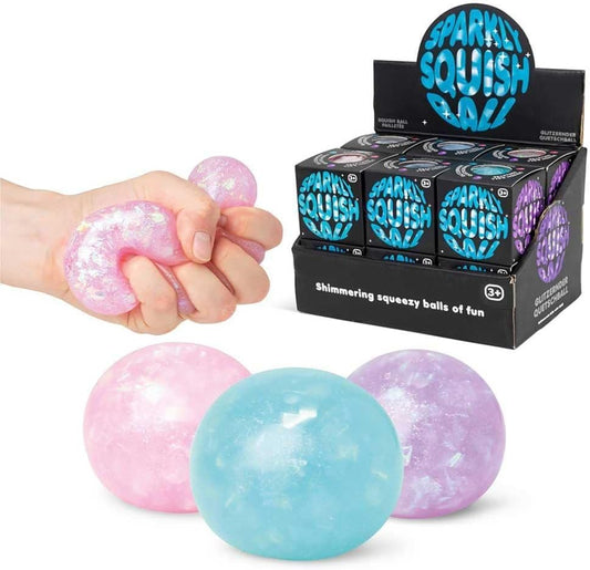 Scrunchems Sparkly Super Squshi Ball – Stress Relief Fidget Toy