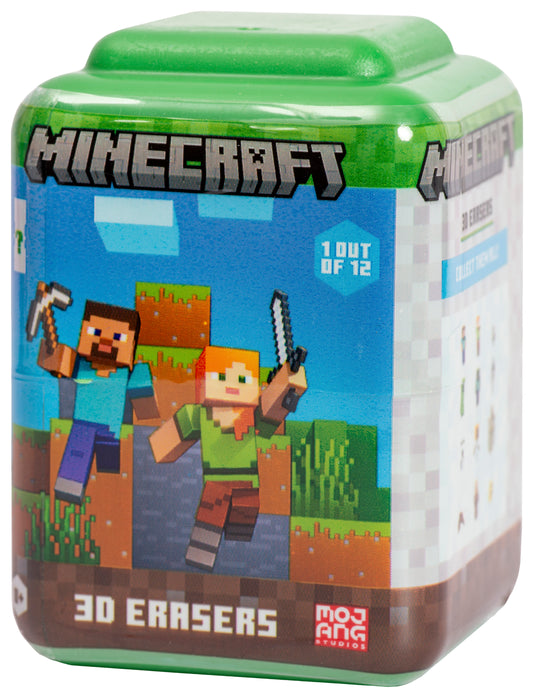 Minecraft 3D Eraser 1Pack Container Blind
