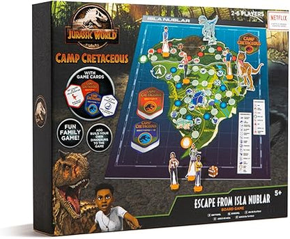 Experience Dino-Sized Fun with the Jurassic World Camp Cretaceous Board Game – Escape from Isla Nublar!