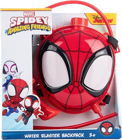 Water Blaster Backpack – Character Shaped Backpack with Pump Action Water Gun and Plastic Tube