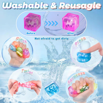 Squish Cube –  Cube Stress Balls for Kids & Adults 🧊