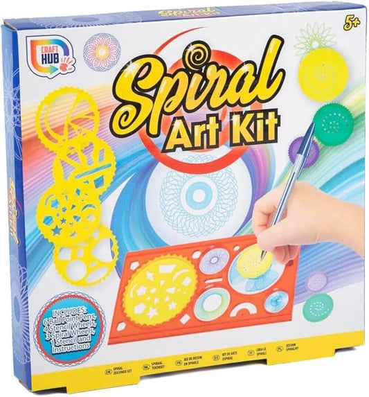 Quickdraw Spiral Art Kit for Kids – Create Stunning Geometric Designs