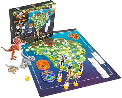 Experience Dino-Sized Fun with the Jurassic World Camp Cretaceous Board Game – Escape from Isla Nublar!