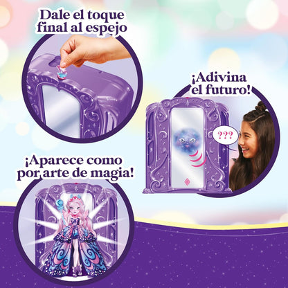 Magic Mixies Supremes Magic Mirror & Doll – Interactive Magical Playset with Lights, Sounds & Accessories